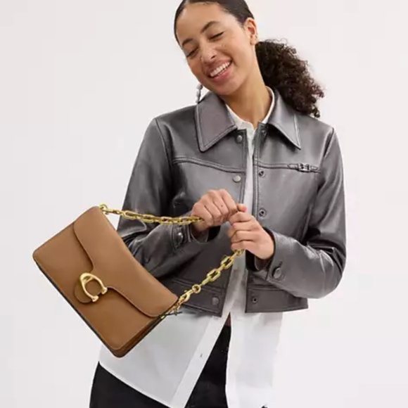 Coach Chain Tabby Shoulder bag - Honey Brown - like new - Picture 10 of 11